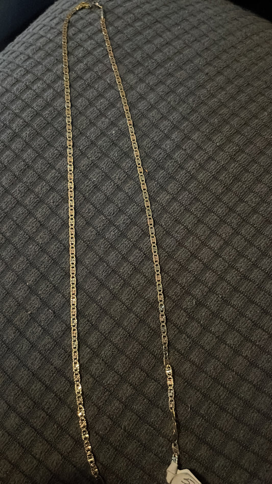 Italian 14K Gold Valentino Link Chain